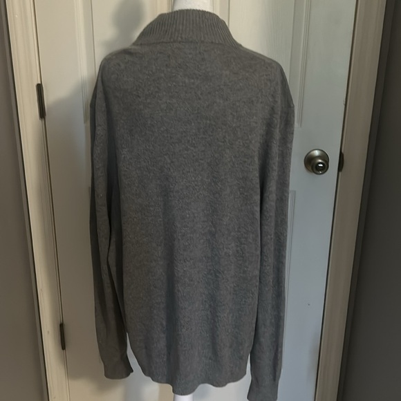 Buttoned down zippered 100% cashmere at sweater size XXL NWT - Picture 3 of 5